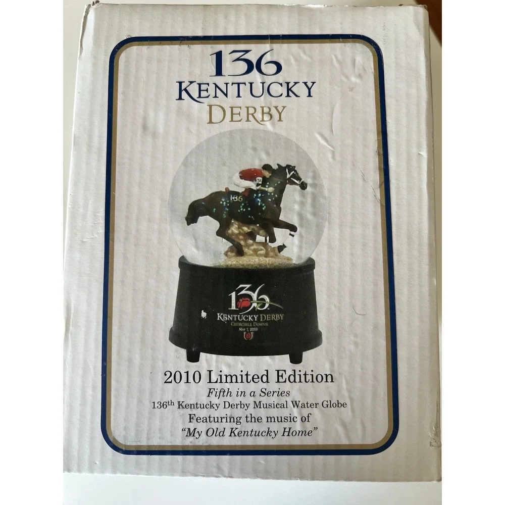 136th Kentucky Derby Musical Water Globe‎